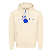 Sandshell see something say something child abuse awareness ribbon Zipper Hoodie - linhVisuals