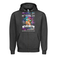 Charcoal Heather november girl make no mistake my personality funny Zipper Hoodie - linhVisuals