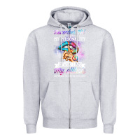 Heather Grey november girl make no mistake my personality funny Zipper Hoodie - linhVisuals