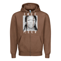 Chestnut free meek mans Zipper Hoodie - linhVisuals