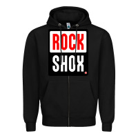 Black shox rocks Zipper Hoodie - linhVisuals