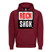 Burgundy shox rocks Zipper Hoodie - linhVisuals