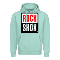 Seafoam shox rocks Zipper Hoodie - linhVisuals