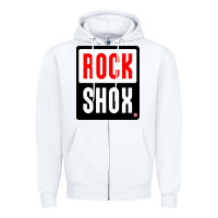 White shox rocks Zipper Hoodie - linhVisuals