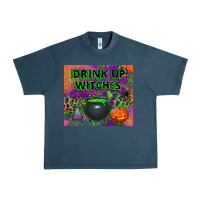 Midnight Navy drink up witches tumbler Urban Heavy Tee - BundleAndBundleShop