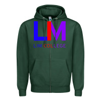 Sports Green lim college Zipper Hoodie - linhVisuals