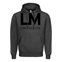 Charcoal Heather lim college Zipper Hoodie - linhVisuals