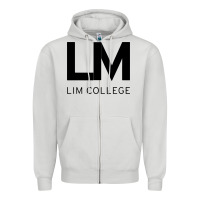Dove Grey lim college Zipper Hoodie - linhVisuals