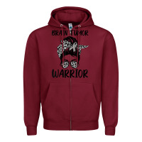 Burgundy brain cancer tumor awareness go gray in may t shirt Zipper Hoodie - linhVisuals