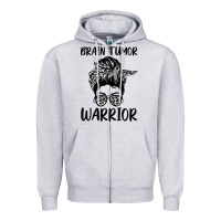 Heather Grey brain cancer tumor awareness go gray in may t shirt Zipper Hoodie - linhVisuals