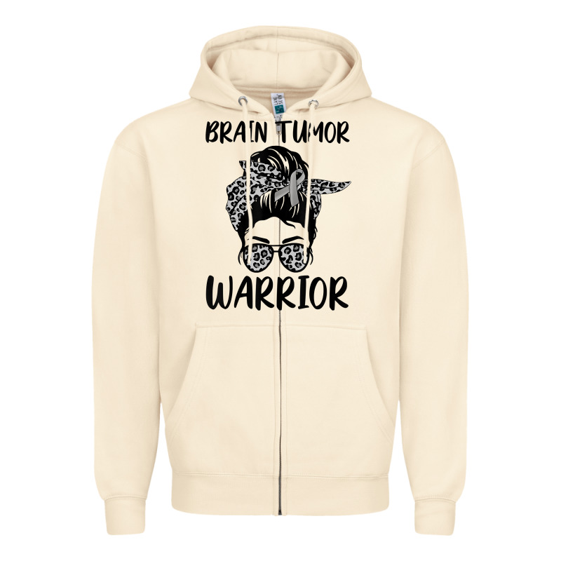 Brain Cancer Tumor Awareness Go Gray In May T Shirt Zipper Hoodie by linhVisuals | Teevron