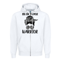 White brain cancer tumor awareness go gray in may t shirt Zipper Hoodie - linhVisuals
