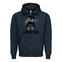 Navy brain cancer tumor awareness go gray in may t shirt Zipper Hoodie - linhVisuals