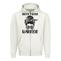 Oatmeal Heather brain cancer tumor awareness go gray in may t shirt Zipper Hoodie - linhVisuals