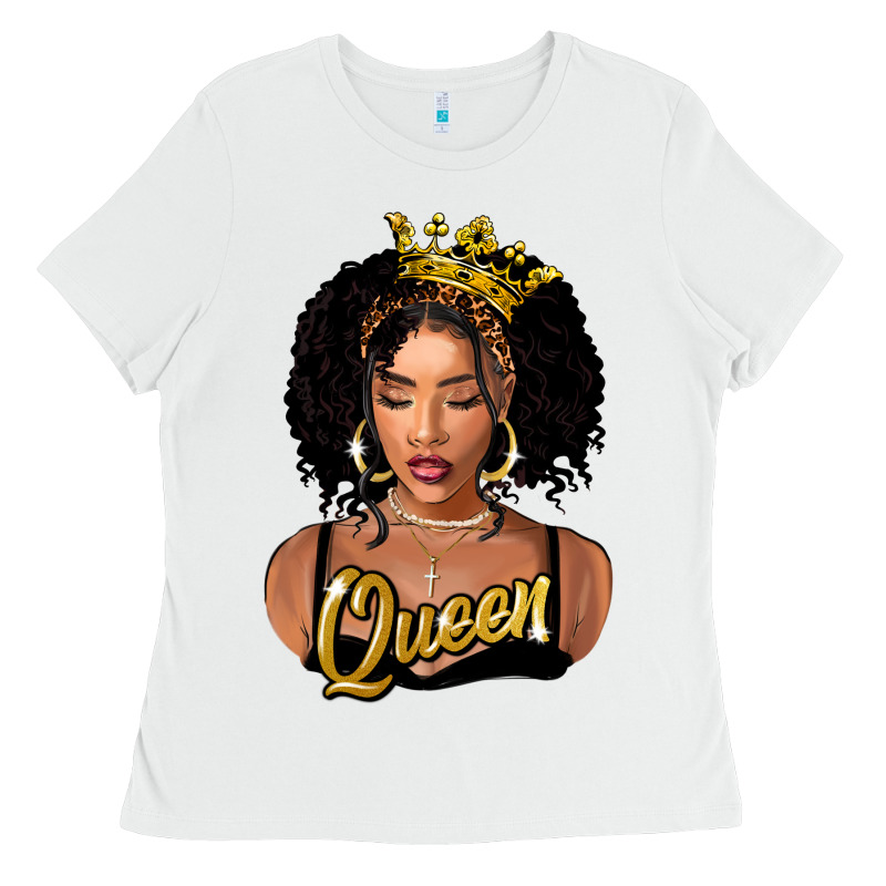 Black Queen Ladies Tee by FaDigitalArtStudio | Teevron