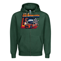 Sports Green vintage cale yarborough classic Zipper Hoodie - linhVisuals