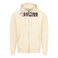 Sandshell anytime fitness leg day Zipper Hoodie - linhVisuals
