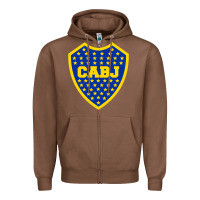 Chestnut boca juniors football Zipper Hoodie - linhVisuals