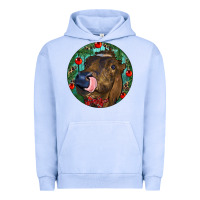 Pigment Grape Ice Longhorn Cow Christmas Urban Hoodie - RanaPortraitStore