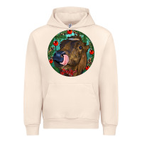 Sandshell Longhorn Cow Christmas Urban Hoodie - RanaPortraitStore