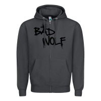 Smoke bad wolf racerback Zipper Hoodie - linhVisuals