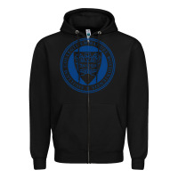 Black Emmanuel College Zipper Hoodie - linhVisuals