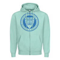 Seafoam Emmanuel College Zipper Hoodie - linhVisuals