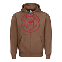 Chestnut olivet college vectorized Zipper Hoodie - linhVisuals