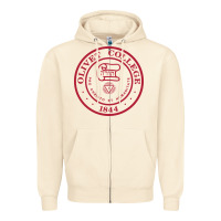 Sandshell olivet college vectorized Zipper Hoodie - linhVisuals