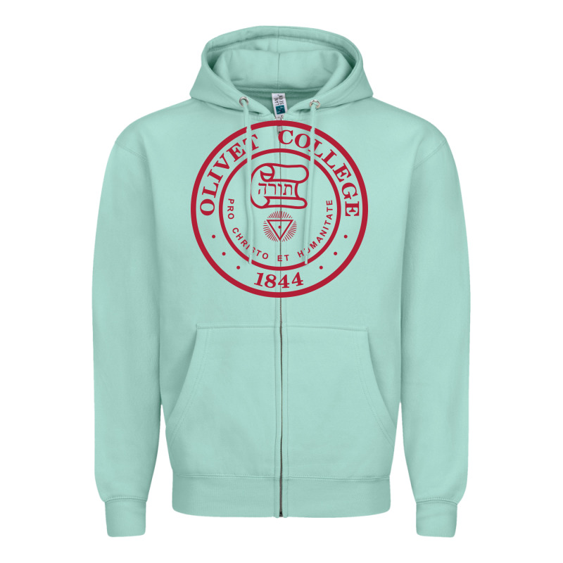 Olivet College Vectorized Zipper Hoodie by linhVisuals | Teevron