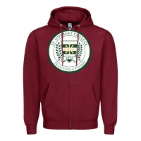 Burgundy st. norbert college Zipper Hoodie - linhVisuals