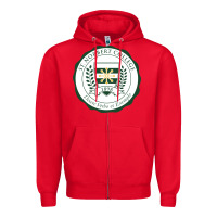 Red st. norbert college Zipper Hoodie - linhVisuals