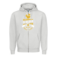 Dove Grey chocobo Zipper Hoodie - linhVisuals