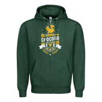 Sports Green chocobo Zipper Hoodie - linhVisuals