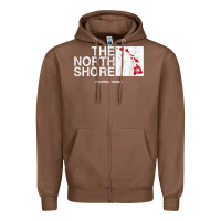 Chestnut hawaii islands north shore haleiwa vintage style t shirt Zipper Hoodie - linhVisuals