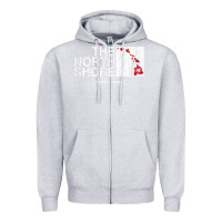 Heather Grey hawaii islands north shore haleiwa vintage style t shirt Zipper Hoodie - linhVisuals