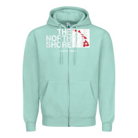 Seafoam hawaii islands north shore haleiwa vintage style t shirt Zipper Hoodie - linhVisuals