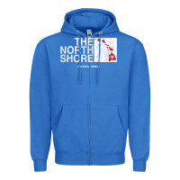 True Royal hawaii islands north shore haleiwa vintage style t shirt Zipper Hoodie - linhVisuals