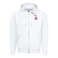White hawaii islands north shore haleiwa vintage style t shirt Zipper Hoodie - linhVisuals