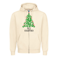 Sandshell hawaiian christmas tree mele kalikimaka hawaii tropical t shirt Zipper Hoodie - linhVisuals
