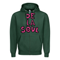 Sports Green de la soul merchandise Zipper Hoodie - linhVisuals