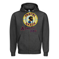 Charcoal Heather procol harum a salty dog 103813862 Zipper Hoodie - linhVisuals