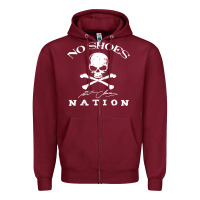 Burgundy kenny chesney shoes nation tour 2022 Zipper Hoodie - linhVisuals