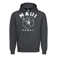 Smoke hawaii flower for women hibiscus maui hawaii t shirt Zipper Hoodie - linhVisuals