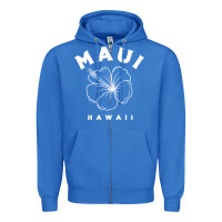True Royal hawaii flower for women hibiscus maui hawaii t shirt Zipper Hoodie - linhVisuals