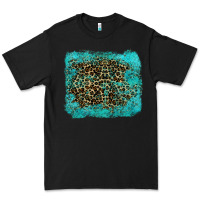 Black leopard turquoise Premium Tee - RanaPortraitStore