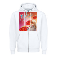 White kesha rainbow tour 2017 Zipper Hoodie - linhVisuals