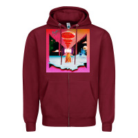 Burgundy kesha tour 2017 Zipper Hoodie - linhVisuals