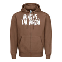 Chestnut be happy Zipper Hoodie - linhVisuals