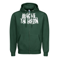 Sports Green be happy Zipper Hoodie - linhVisuals